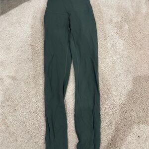 Women's Green High-Waisted Pants